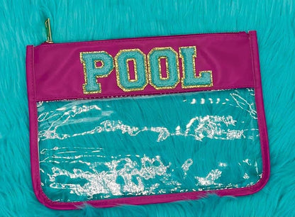 POOL - Chenille Patch Bag - Medium size