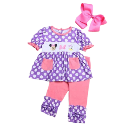 Magical Friends - Pink and Purple Polka Dot