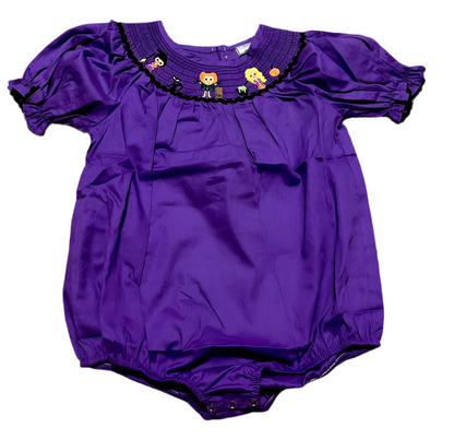 Smocked Halloween Sisters - Machine Smocked - Pants Set