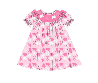 Frosted Animal Cookies Collection - Smocked (Machine) Dress