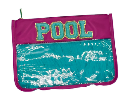 POOL - Chenille Patch Bag - Medium size